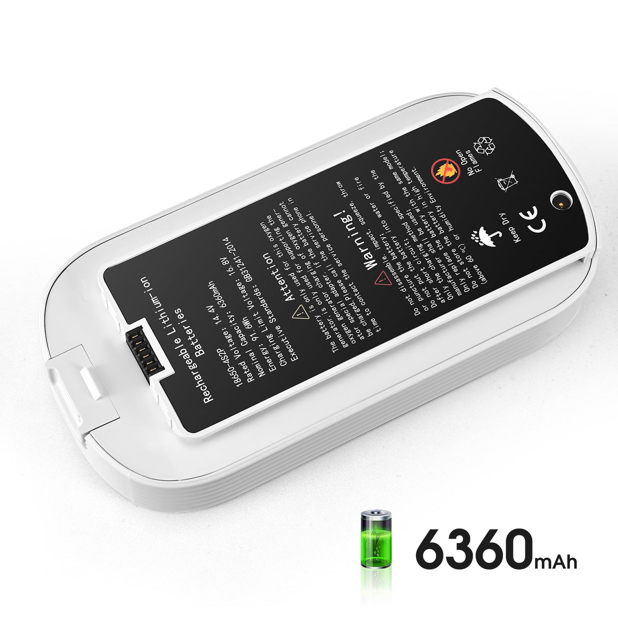 Ekstra udskifteligt lithium-ion-batteri til iltkoncentrator VP-2