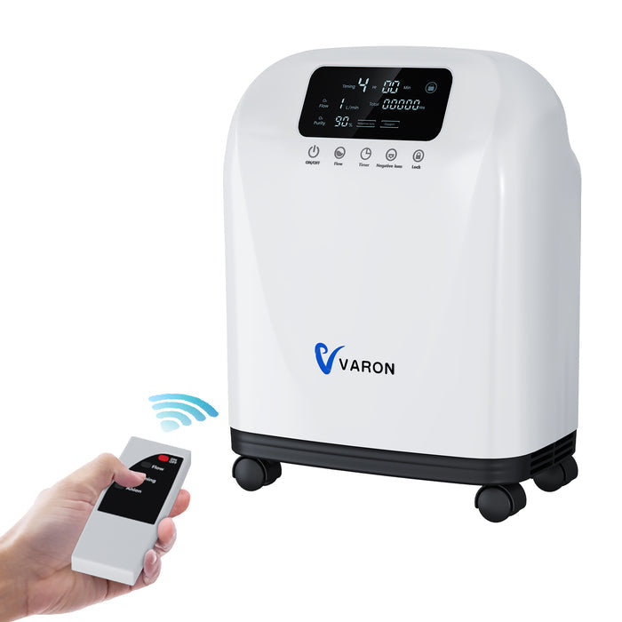 VARON VH-3 PRO oksygenkonsentrator for hjemmet | 10-trinns regulering, komfortabel behandling