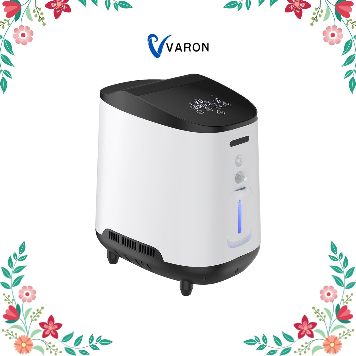 VARON VH-2 Hjemmeiltkoncentrator | 1-7L/min justerbar, 24-timers drift, CE-godkendt