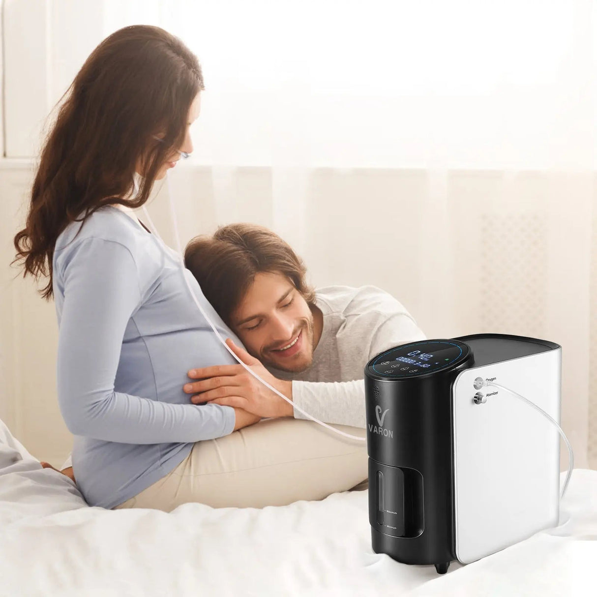 VARON VH-1 Stationary Oxygen Concentrator | 1-7L/min, Vital Senior Health, CE certified