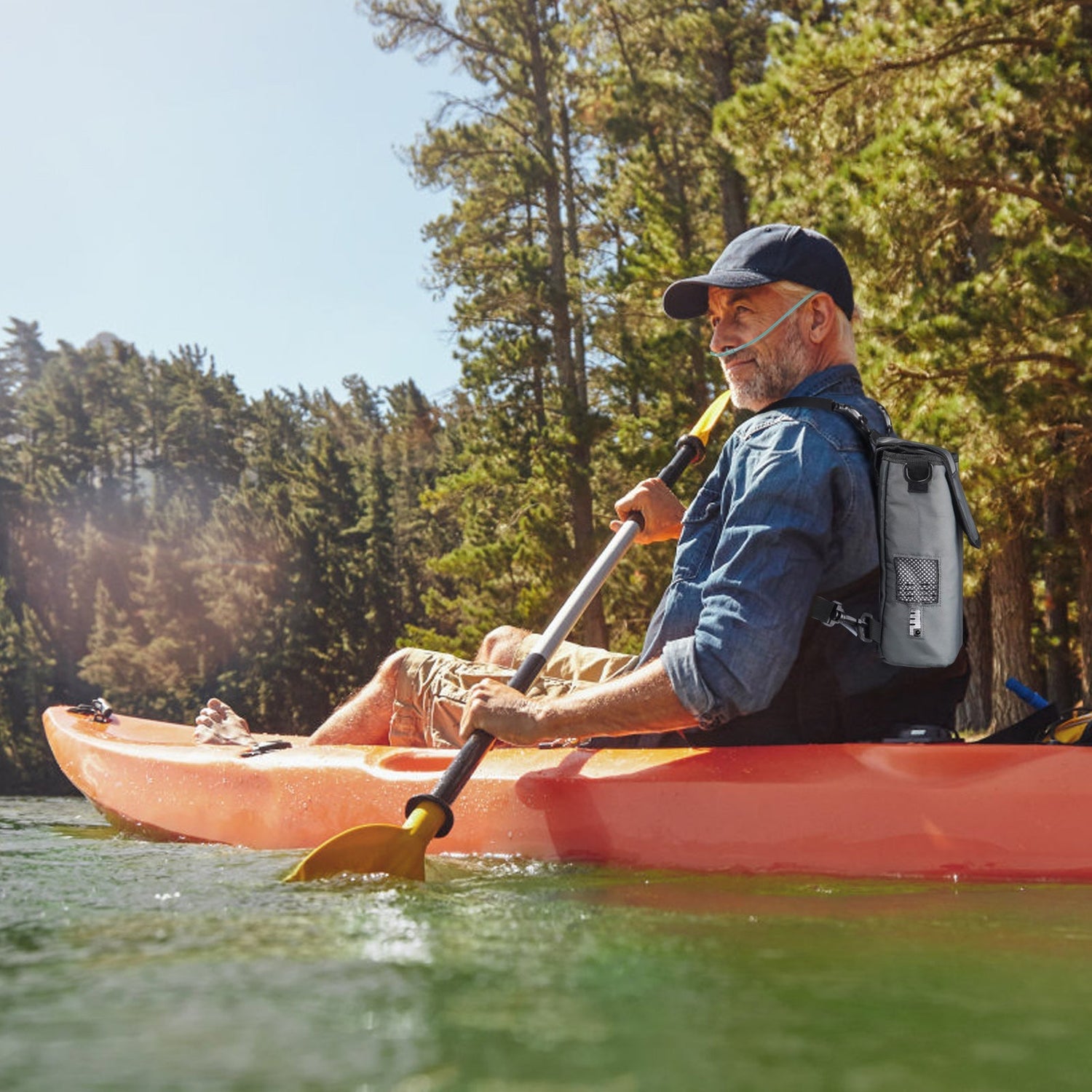VARON VP-2 Bærbar pulsiltkoncentrator – 93% ilt, lang batteritid, CE-certificeret