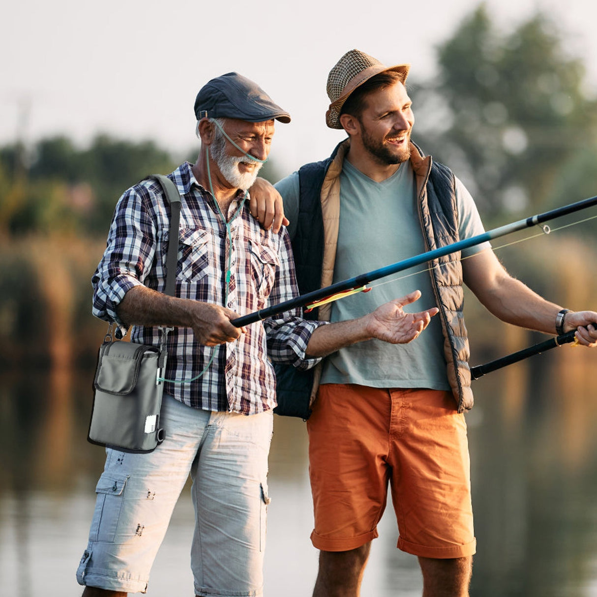 VARON VP-2 Bærbar pulsiltkoncentrator – 93% ilt, lang batteritid, CE-certificeret