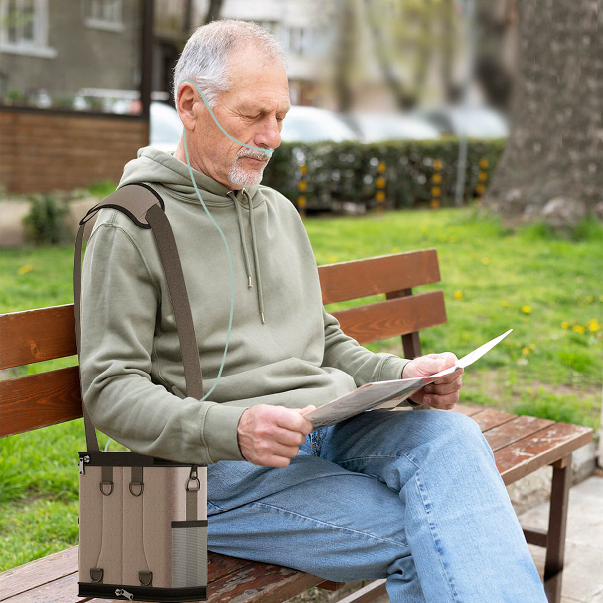 VARON VP-6 Kontinuerlig bærbar iltkoncentrator - Flow 1-6L/min, CE-certificeret