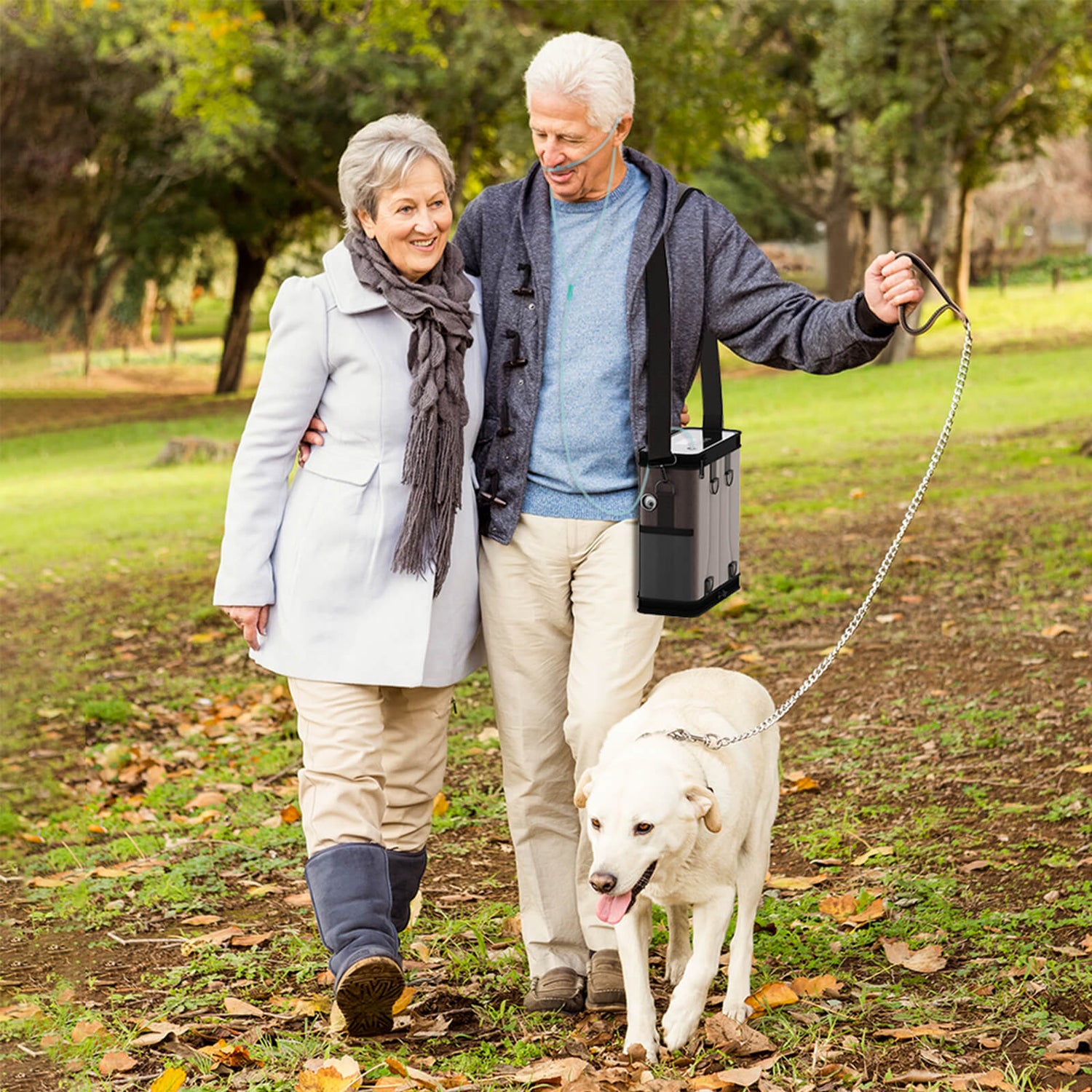 VARON VP-6 Kontinuerlig bærbar iltkoncentrator - Flow 1-6L/min, CE-certificeret