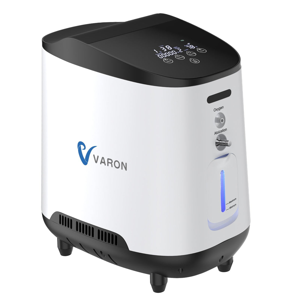 VARON VH-2 Stationær Iltkoncentrator | 1-7L/min justerbar, 24-timers drift, CE-godkendt