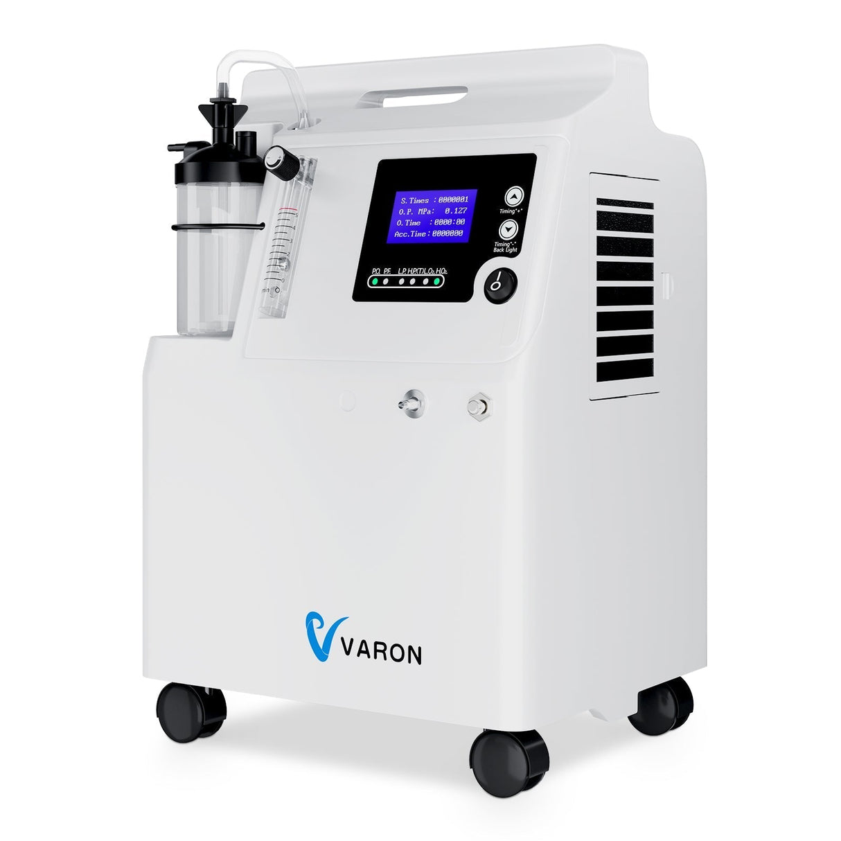 FDA VARON iltkoncentrator Serene 5 5L-CE-certificering, 72 timers drift