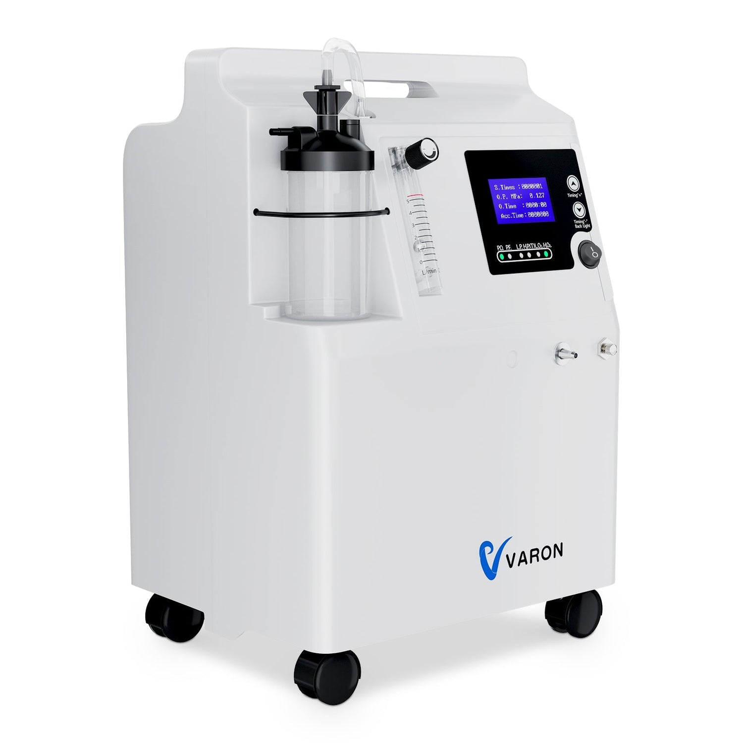 FDA VARON iltkoncentrator Serene 5 5L-CE-certificering, 72 timers drift