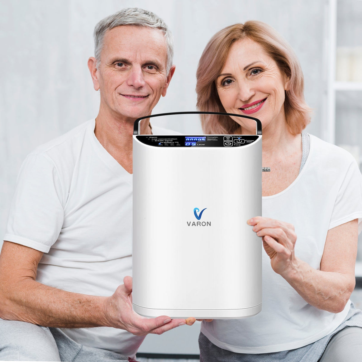 VARON VP-1 Portable Pulse Oxygen Concentrator – 24-hour operation, CE certified