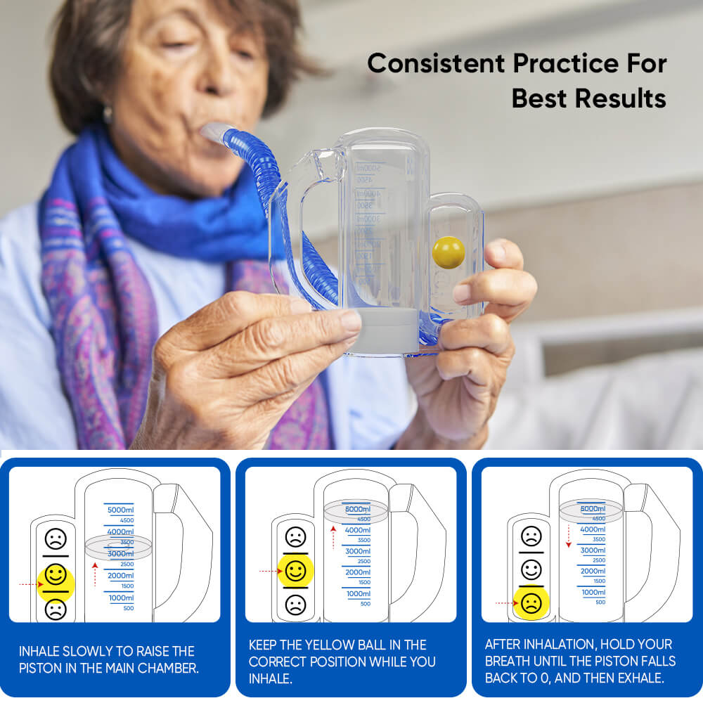 Respirationstræner 5000ML Lung