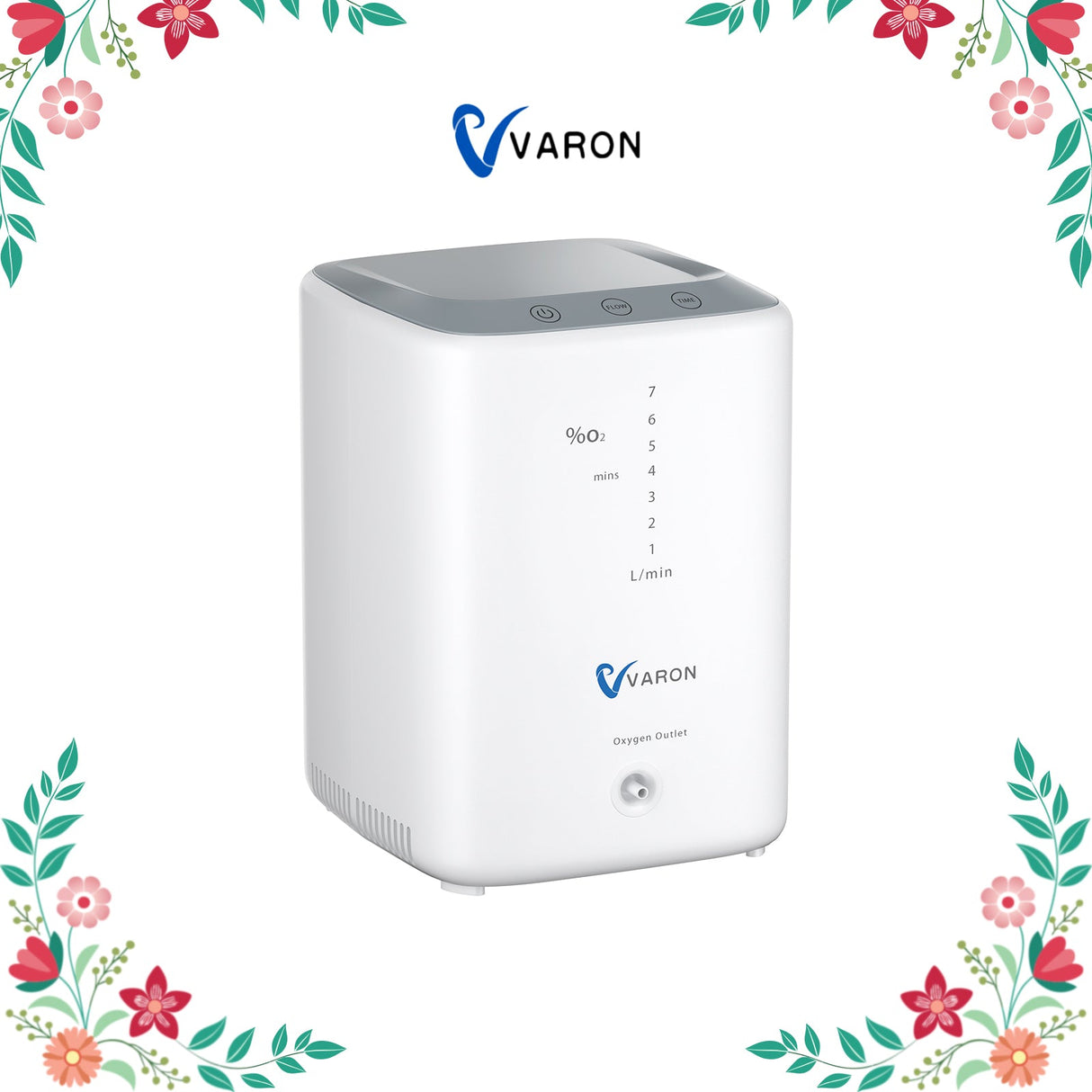 VARON VH-3 Hjemmeiltkoncentrator | 1-7L/min Komfortabel terapi, CE-certificeret