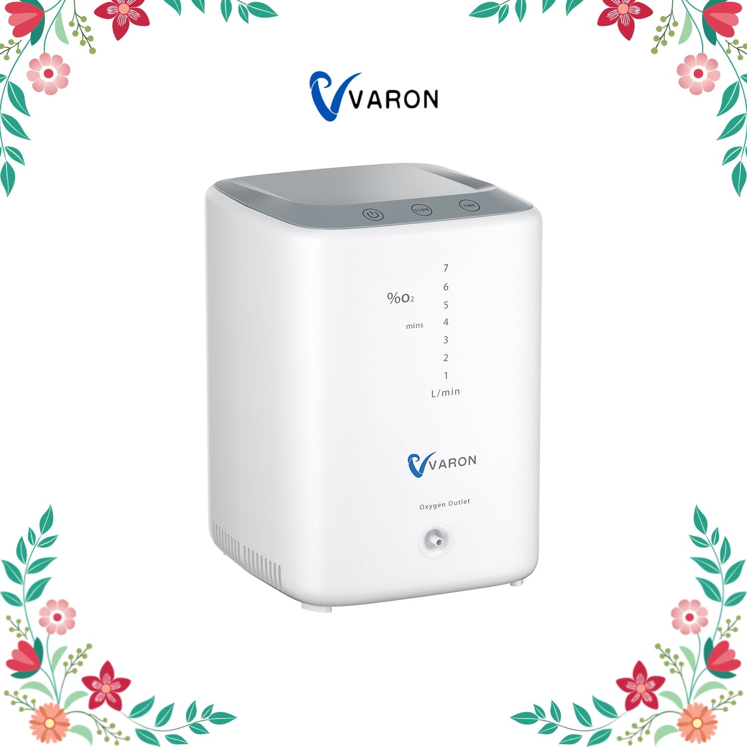 VARON VH-3 Hjemmeiltkoncentrator | 1-7L/min Komfortabel terapi, CE-certificeret