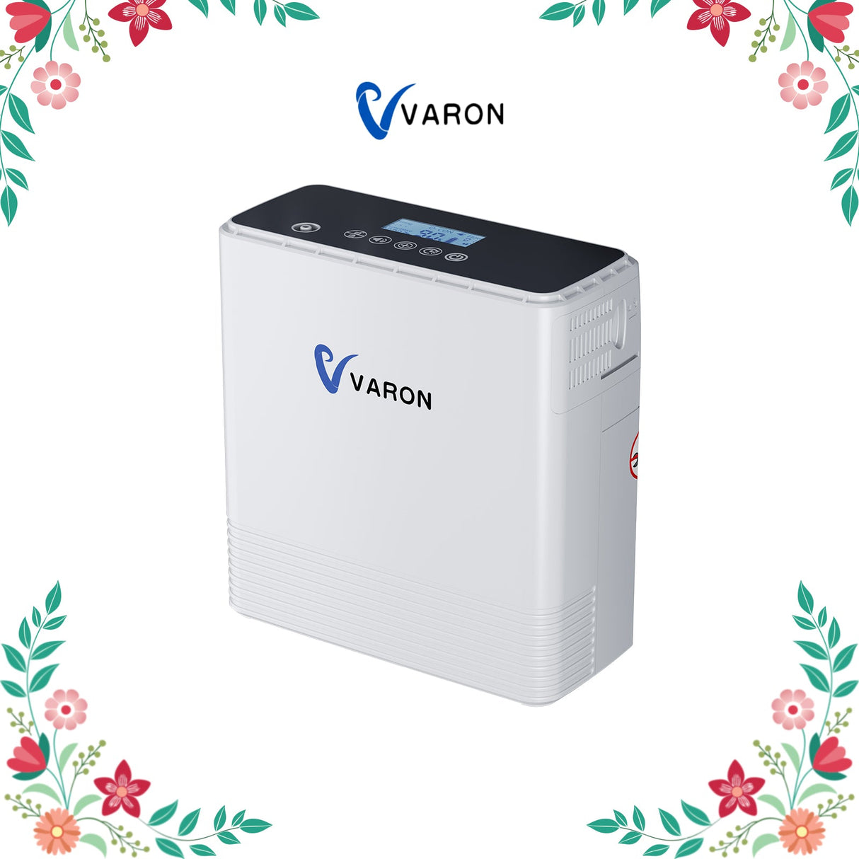 VARON VP-6 Kontinuerlig bærbar iltkoncentrator - Flow 1-6L/min, CE-certificeret