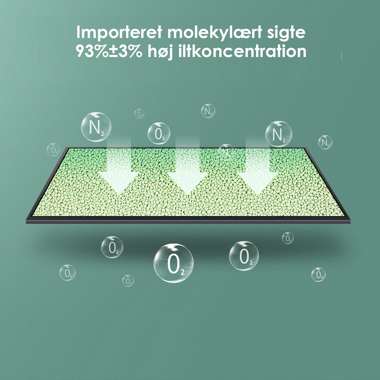 VARON VP-1 Bærbar pulsiltkoncentrator – 24 timers drift, CE-certificeret