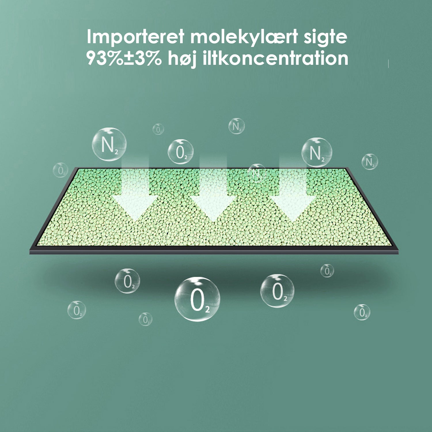 VARON VP-1 Bærbar pulsiltkoncentrator – 24 timers drift, CE-certificeret
