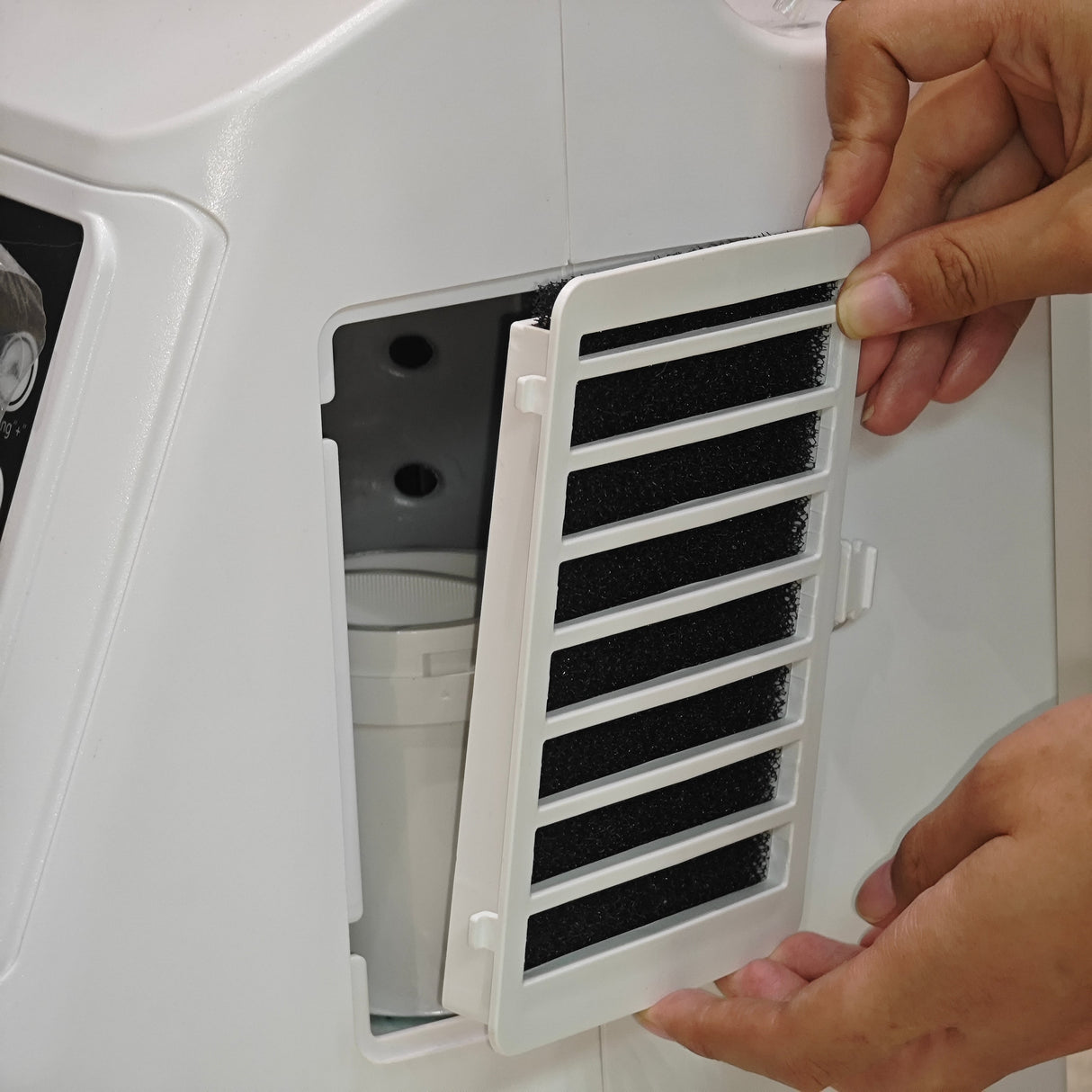 Bomuldsfiltersæt (grøn + sort) Tilbehør til iltkoncentrator Serene 5 (20 stk/sæt)