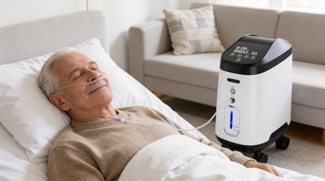 Sådan bruges en iltkoncentrator med kontinuerligt flow under søvn