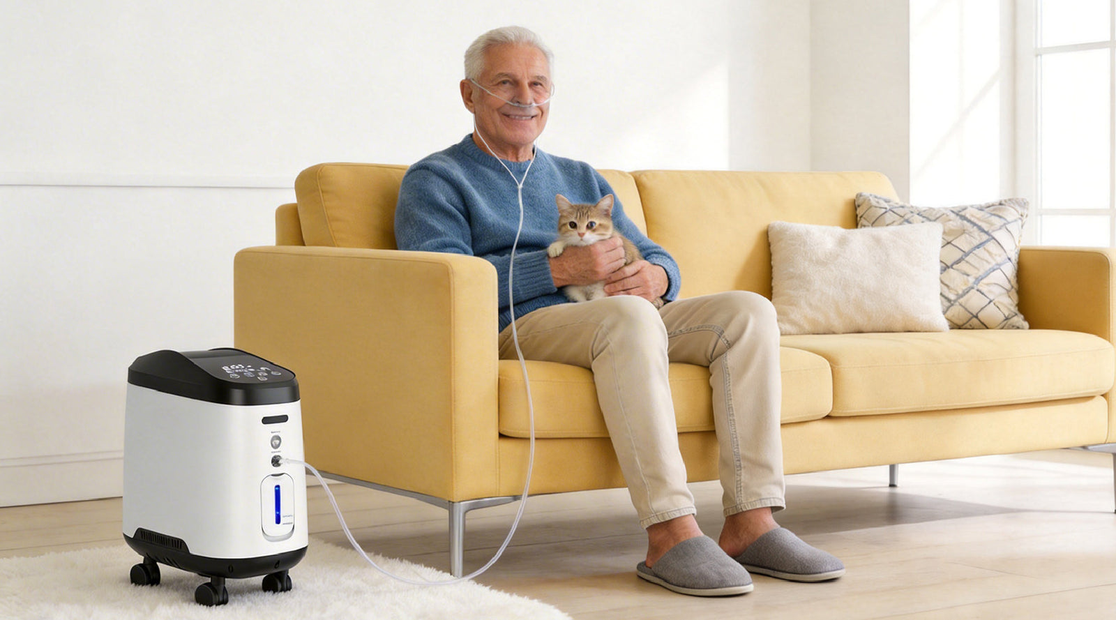 Sådan fungerer iltkoncentratorer: En praktisk, sundhedsbeskyttende partner, der er uundværlig for iltbehandling i hjemmet