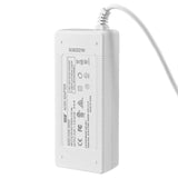 Hvid netadapter og strømkabel Tilbehør til iltkoncentrator VP-1/VP-2