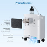 VARON VH-3 PRO Hjemme-iltkoncentrator | 10-trins regulering, behagelig behandling