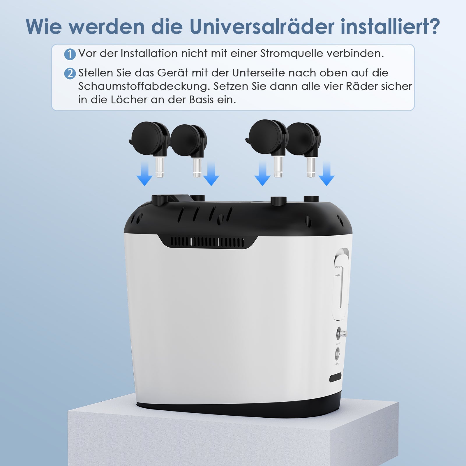 VARON VH-2 PRO oksygenkonsentrator for hjemmebruk | 1–9 justerbar, 24-timers drift