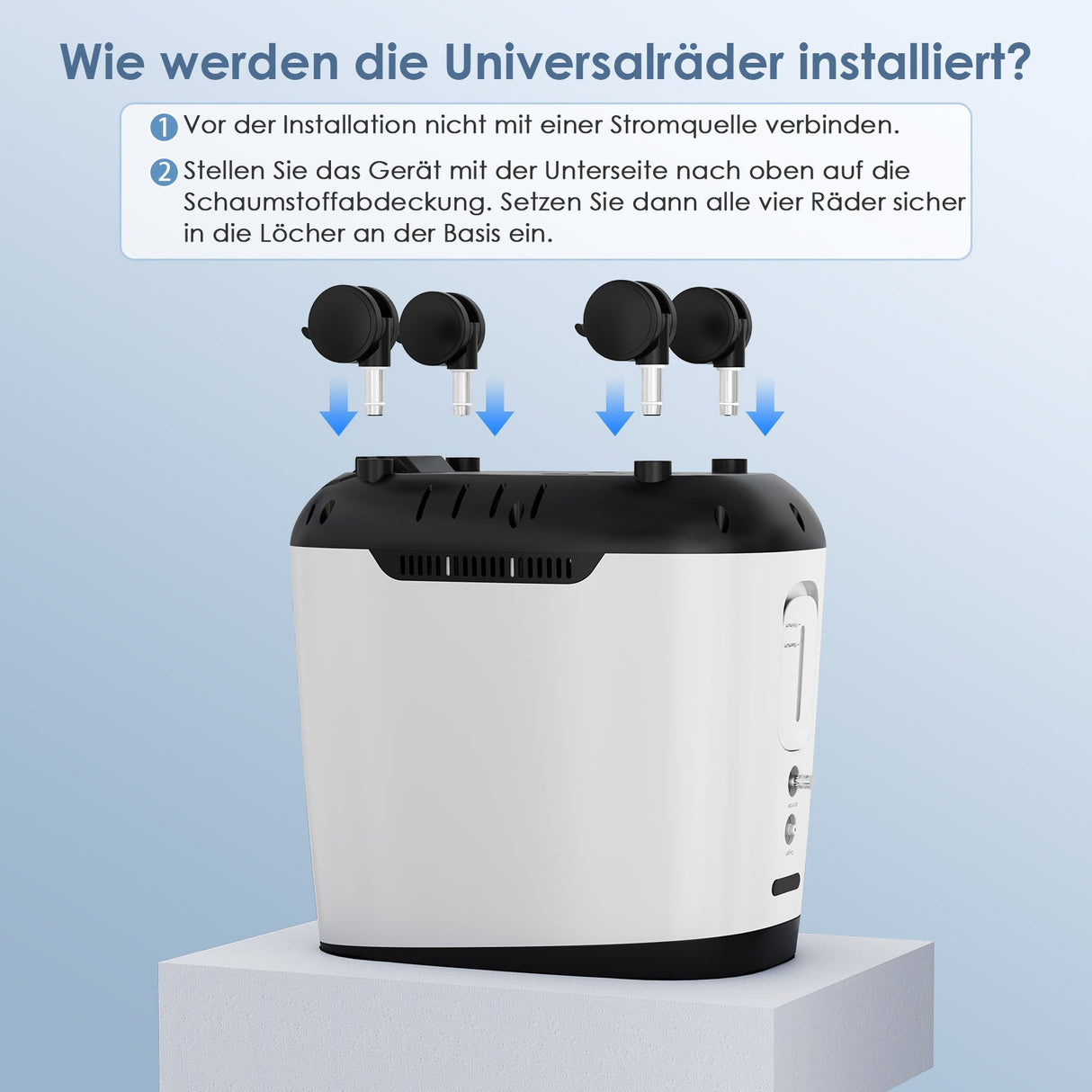 VARON VH-2 PRO Hjemmeiltkoncentrator | 1-9 justerbar, 24-timers drift