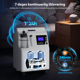 FDA VARON iltkoncentrator Serene 5 5L-CE-certificering, 72 timers drift