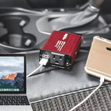 150 W bilomformer med dobbelt USB-port 3,1 A, 12 V til 110 V/220 V