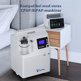 FDA VARON iltkoncentrator Serene 5 5L-CE-certificering, 72 timers drift