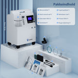 FDA VARON iltkoncentrator Serene 5 5L-CE-certificering, 72 timers drift