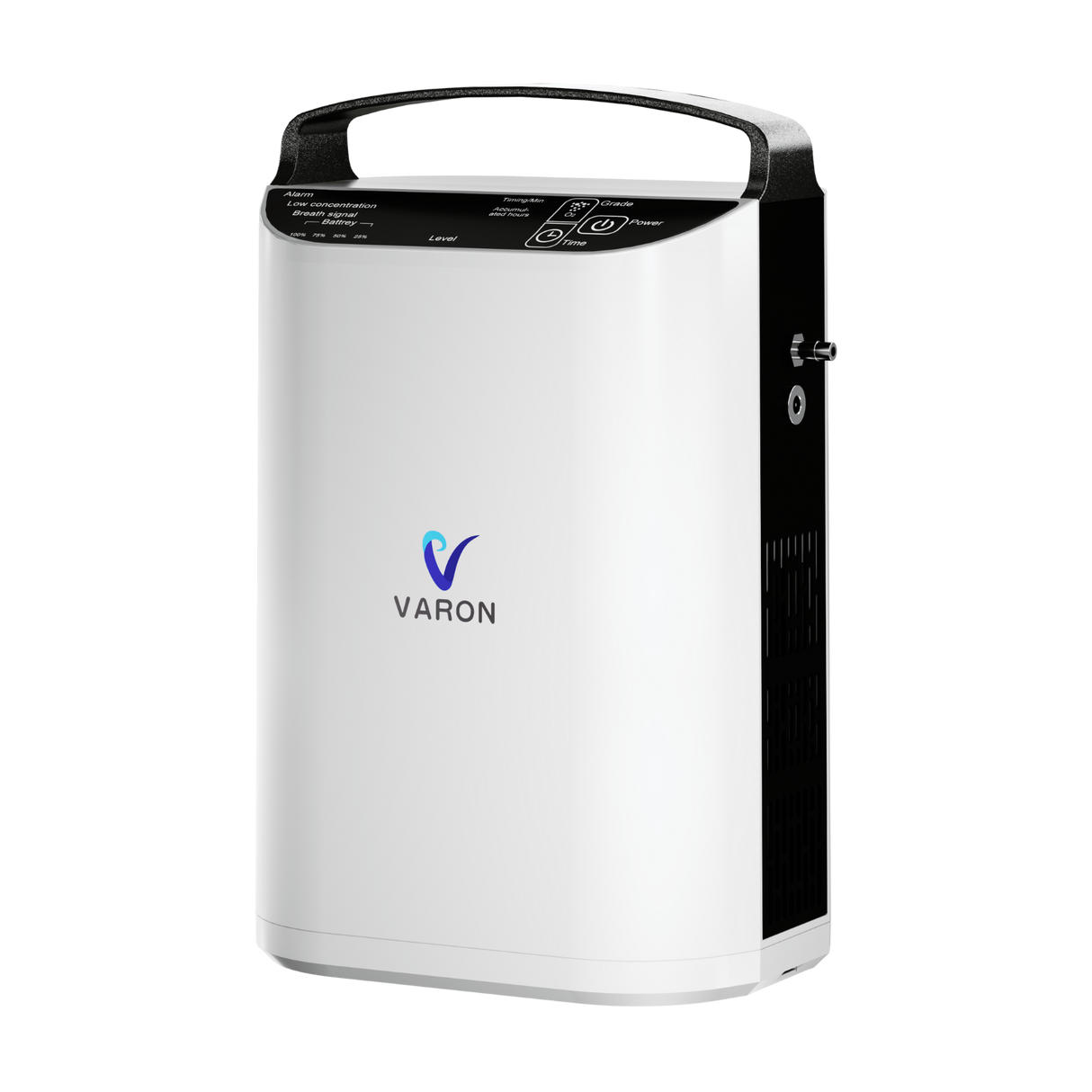 VARON VP-1 Bærbar pulsiltkoncentrator – 24 timers drift, CE-certificeret