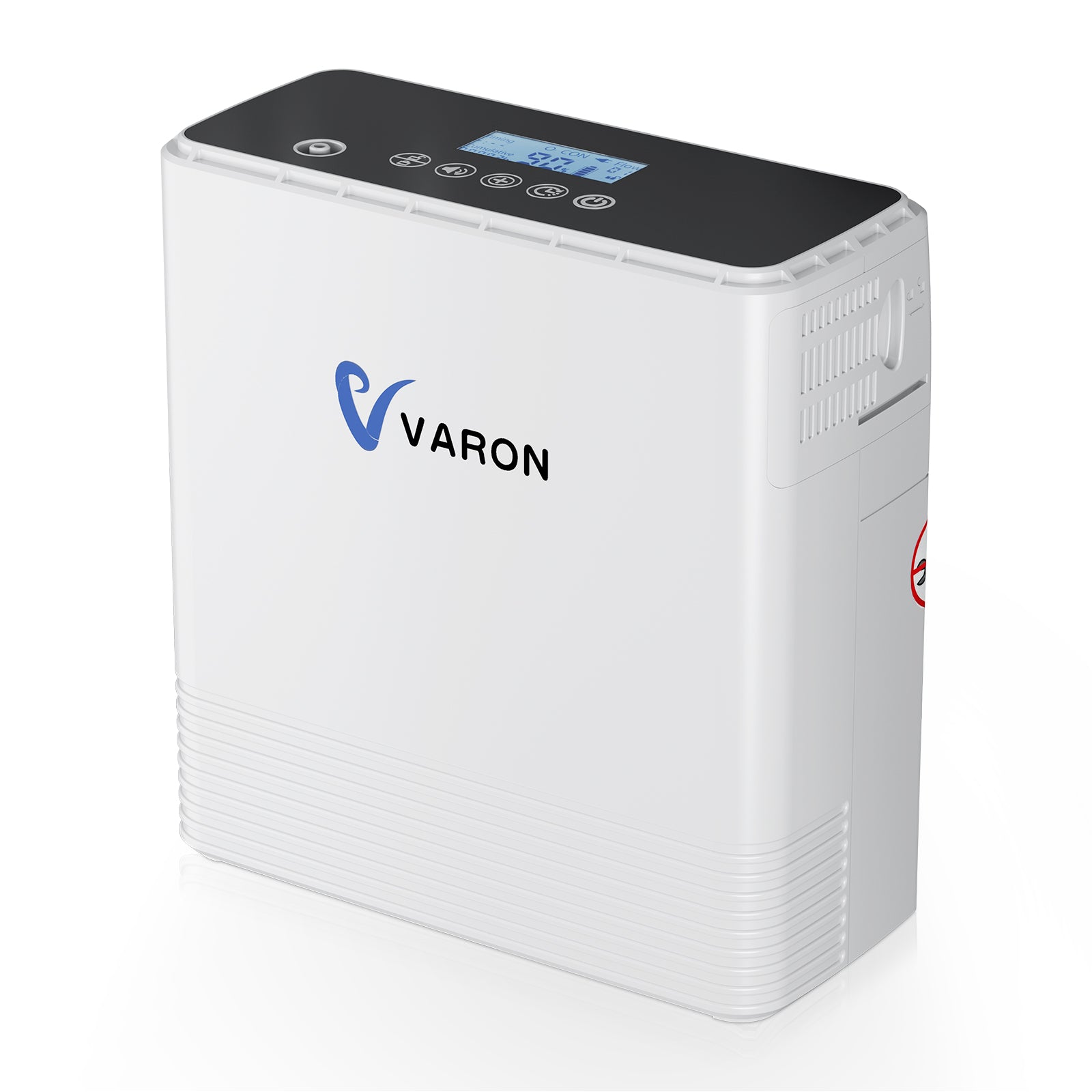 VARON VP-6 Kontinuerlig Bærbar Oksygenkonsentrator - Gjennomstrømning 1-6L/min, CE-sertifisert