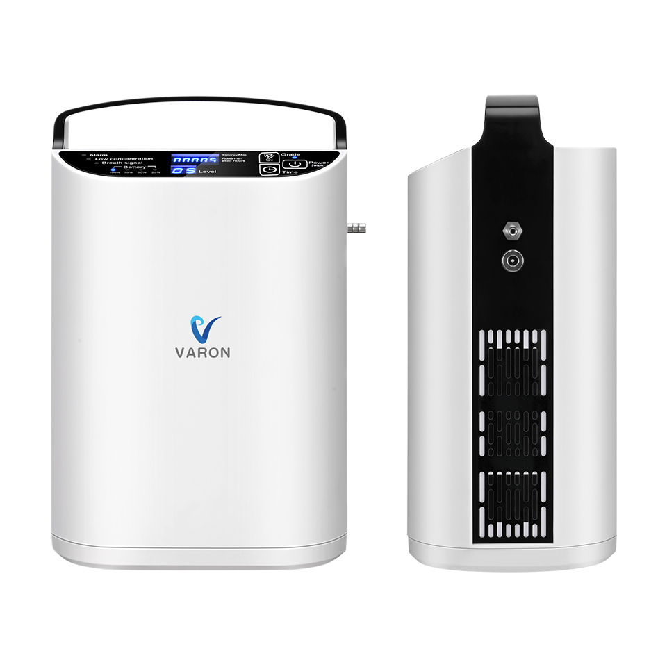 VARON VP-1 Bærbar pulsiltkoncentrator – 24 timers drift, CE-certificeret