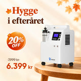 FDA VARON Serene 5 Stationær iltkoncentrator – 5L, CE-certificeret, 72 timers drift